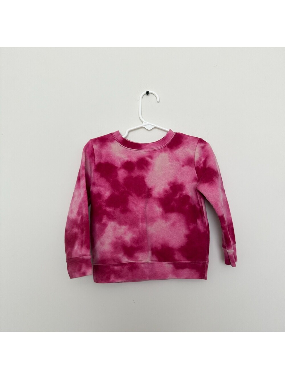 Garanimals Toddler Girls Pink Tie Dye Sweatshirt 24M